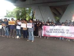 Unjuk Rasa di Fly Over, Front Mahasiswa Nasional Tuntut KTT G-20 di Bali Dibatalkan