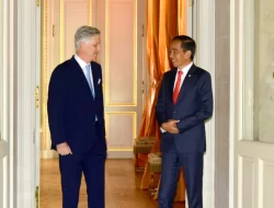 Presiden Jokowi Disambut Raja Belgia di Istana Laeken