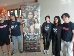 Pemeran Film Balada Si Roy Menyapa Warga Makassar