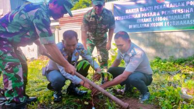 Kegiatan Karya Bhakti Penanaman Pohon di Wilayah Koramil 1408-09/Tamalate
