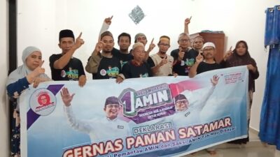 Dimotori Mileanies, Relawan AMIN di Mamuju Sulbar Deklarasi Siap Jadi Saksi Tanpa Dibayar