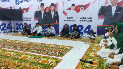 Relawan AMIN Peringati Isra Mi’raj, Gelar Doa dan Dzikir, Harapkan Pemilu Lancar dan AMIN Menang