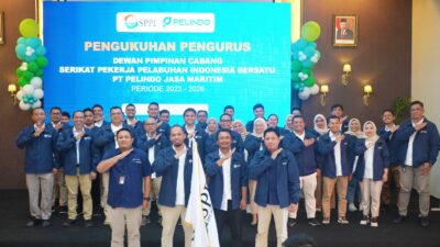 Pelantikan dan Pengukuhan Pengurus DPC SPPI Bersatu PT Pelindo Jasa Maritim: Bersama Managemen, Jaga Kekompakan dan Sinergi