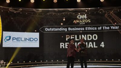CNN Indonesia Awards 2024, Pelindo Raih “Outstanding Business Ethics of The Year”