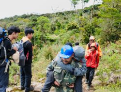 Mengalami Hiportemia,Seorang Pendaki Dievakuasi