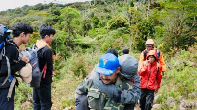 Mengalami Hiportemia,Seorang Pendaki Dievakuasi