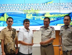 Pertamina Patra Niaga Sulawesi, BUMN Pertama yang Menerima Sertifikat Tanah Elektronik