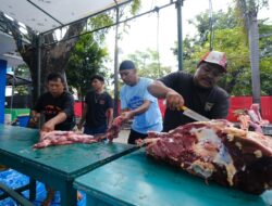 Pelindo Regional 4 Gelar Sholat Ied & Salurkan Daging Qurban