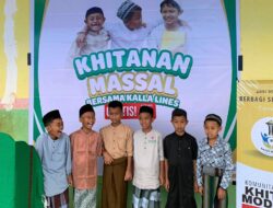 Kalla Translog Bekerja Sama Dengan Yayasan Hadji Kalla Gelar Khitanan Massal dan Berikan Bantuan Pembangunan Pondok Pesantren di Konawe Utara
