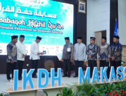 Plh Sekda Provinsi Buka Acara Musabaqah Hifdzil Qur’an Antar Pondok Pesantren se-Sulsel