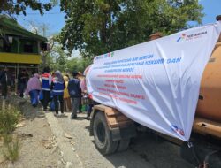 Pertamina Patra Niaga Sulawesi Salurkan Bantuan Air Bersih Untuk Masyarakat Terdampak Bencana Kekeringan di Maros