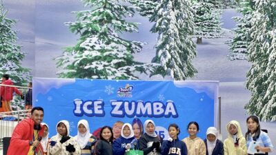Trans Snow World Makassar Sukses Selenggarakan Event Ice Zumba Bertema Olahraga di Salju Pertama di Makassar