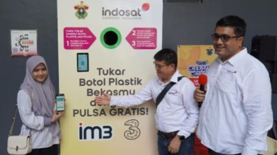 Indosat Ooredoo Hutchison Hadirkan Inisiatif ‘Sampah Jadi Pulsa’ di UNHAS