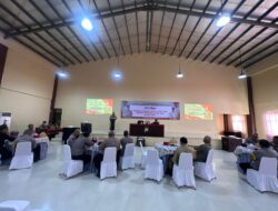Polres Gowa Gelar Rapat Koordinasi dan Pembekalan Personel Pengamanan TPS Operasi Mantap Praja 2024-2025