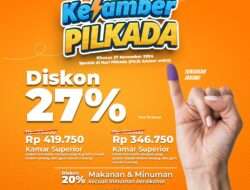 Hotel Dalton Makassar Hadirkan Promo Spesial “KESAMBER PILKADA” di Hari Pemilihan