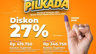 Hotel Dalton Makassar Hadirkan Promo Spesial “KESAMBER PILKADA” di Hari Pemilihan