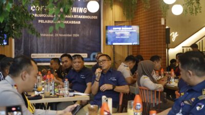 Pererat Sinergi, Pelindo Regional 4 Gelar Coffee Morning Bersama Stakeholder Pelabuhan Makassar