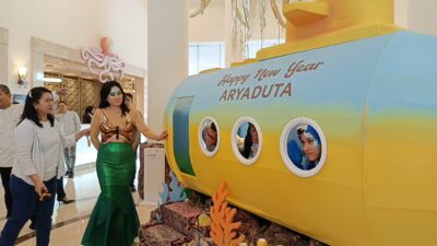 Aryaduta Hotel Bawa Kehidupan Dunia Bawah Laut Ke Acara Pergantian Tahun