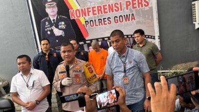 Polres Gowa Gelar Press Release Pengungkapan Kasus Pembunuhan Remaja di Pallangga