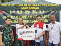 Pertamina Patra Niaga Sulawesi Bergerak Cepat, Hadir dan Peduli bagi Korban Kebakaran Asrama Kesdam Hasanuddin