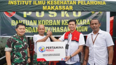 Pertamina Patra Niaga Sulawesi Bergerak Cepat, Hadir dan Peduli bagi Korban Kebakaran Asrama Kesdam Hasanuddin