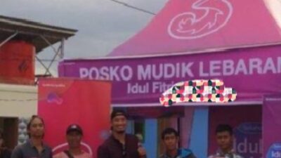 Posko Mudik Indosat di Sulsel Permudah Perjalanan Pemudik