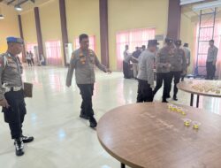 Kapolres Gowa Pimpin Tes Urine Dadakan Kepada Anggotanya