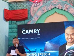 New Camry Hybrid Resmi Mengaspal di Makassar. Hadir dengan Tampilan Elegant dan Sporty, Solusi Mobilitas Bagi Masyarakat Sulawesi