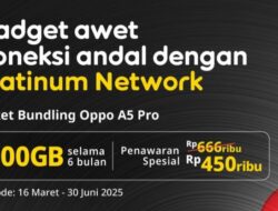 Penawaran Menarik! Bundling Oppo A5 Pro dan 300GB Platinum Network Hanya Rp450 Ribu