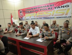 Kapolres Gowa Bersama Para PJU Gelar Vicon Bersama Kapolri