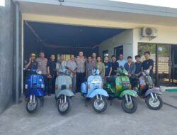 Kapolres Gowa Gandeng Komunitas Vespa, Bentuk “Vespa Sa’ri Battang” Sebagai Mitra Kamtibmas