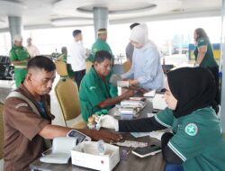 PERINGATI HARI BURUH, PELINDO JASA MARITIM GELAR PEMERIKSAAN KESEHATAN GRATIS BAGI TKBM PELABUHAN MAKASSAR