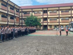 Polres Gowa Gelar Apel Siaga Pengamanan May Day, 175 Personel Disiagakan