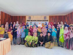 UPT SPF SMPN 8 Makassar Peringati Hardiknas di Sekolah dan Peresmian Ruang Guru