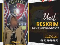 Unit Reskrim Polsek Bontonompo Ungkap Peredaran Miras Botolan, 580 Botol Diamankan
