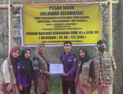Himaprodi S1 Kesmas FKM UIT Mengunjungi Korban Bencana Kebakaran