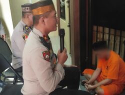 Polres Gowa Gelar Binrohtal, Wakapolres Sampaikan Tausiyah kepada Tahanan