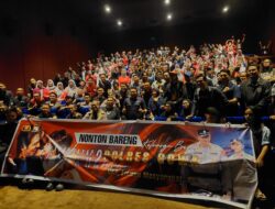 Polres Gowa Gelar Nobar Film “Sayap-Sayap Patah 2” Bersama Komunitas di XXI Trans Studio Mall