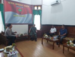 Temui Dandim 1409 Gowa, Kapolres Gowa Siap Ciptakan Keamanan Melalui Sinergitas