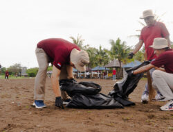 GMTD KUMPULKAN 120 KILOGRAM SAMPAH PADA AKSI BERSIH PANTAI AKKARENA