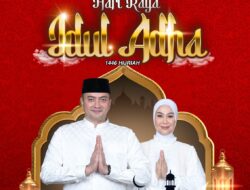 Kapolres Gowa Beserta Staf dan Bhayangkari Ucapkan Selamat Hari Raya Idul Adha 1446 H
