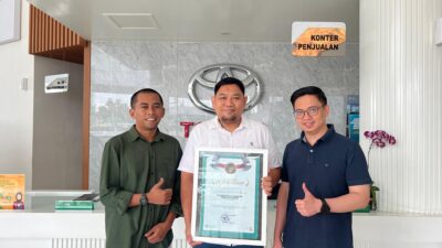Kalla Toyota Alauddin Raih Penghargaan Bengkel Terbaik Tingkat Kota Makassar pada Hari Lingkungan Hidup Sedunia 2025