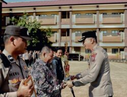 Kapolres Gowa Pimpin Upacara Penyerahan Penghargaan Juara 1 Pos Satkamling Tingkat Polda Sulsel Tahun 2025