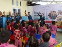Keceriaan Anak-Anak TK Pabbata Ummi di Tengah Bau Sampah, Hadiah Ulang Tahun dari Mercure Makassar Nexa Pettarani