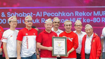 Sahabat-AI Pecahkan Rekor MURI 5.000 Puisi untuk HUT ke-80 RI