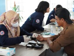 SEMARAK HUT RI, SPJM GELAR PEMERIKSAAN KESEHATAN GRATIS UNTUK TENAGA KERJA BONGKAR MUAT PELABUHAN