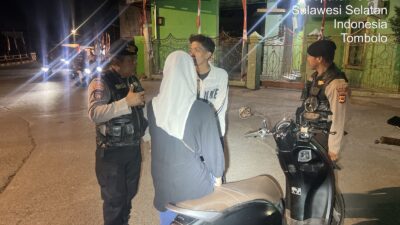 Antisipasi Tindak Kejahatan di Akhir Pekan, Perintis Presisi Satsamapta Polres Gowa Gelar KRYD Dengan Patroli Mobile Hunting 