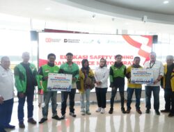 HUT Kemerdekaan RI, Pelindo Gelar Edukasi Safety Riding 80 Ojol di Makassar