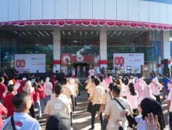 Pelindo Group Wilayah Kerja Makassar Meriahkan HUT Kemerdekaan RI ke-80 dengan Senam, Fun Games, Donor Darah dan Bazaar UMKM