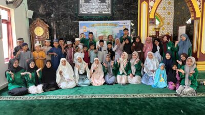 Festival Anak Sholeh, Senyum Ceria Anak Pabbundukang Bersama Mahasiswa KKN UIN Alauddin